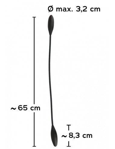 Korek analny wibrujący Couples Double Vibrator - Stymulatory i wibratory dla par - 9