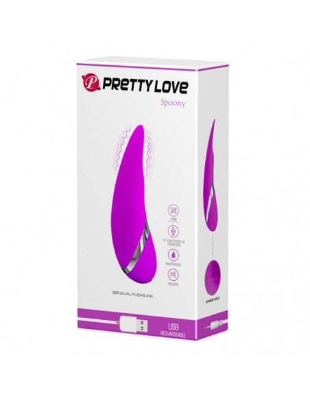 Stymulator Pretty Love - Spoony Usb 12 Functions - Stymulatory łechtaczki - 2
