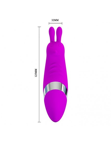 Stymulator łechtaczki Pretty Love - Bunny Usb 12 Functions - Stymulatory łechtaczki - 5