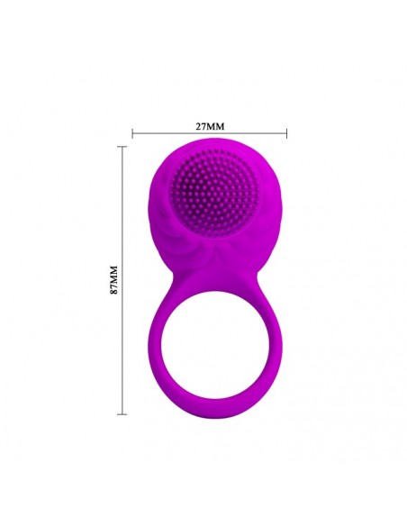 Stymulator łechtaczki i pierścień na penisa - Florence Rotating Ring - Pierścienie erekcyjne wibrujące - 7