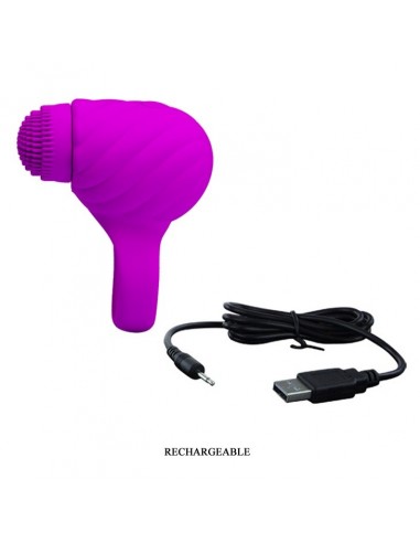 Stymulator łechtaczki i pierścień na penisa - Florence Rotating Ring - Pierścienie erekcyjne wibrujące - 9