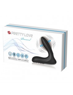 Stymulator i masażer prostaty PRETTY LOVE Leonard USB 12 Functions Czarny - Masażery i stymulatory prostaty - 1