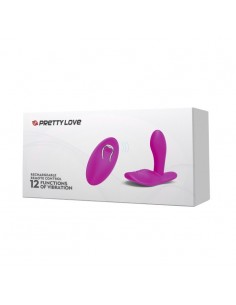 Stymulator i masażer prostaty PRETTY LOVE Magic Fingers USB 12 Funkcji z pilotem - Wibratory Punktu G - 1 2