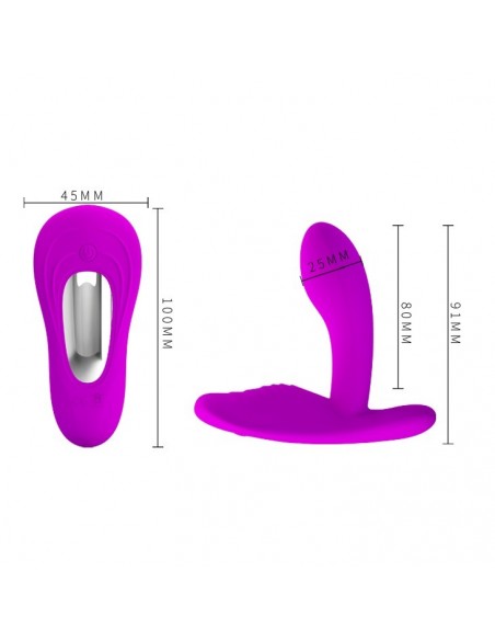 Stymulator i masażer prostaty PRETTY LOVE Magic Fingers USB 12 Funkcji z pilotem - Wibratory Punktu G - 5