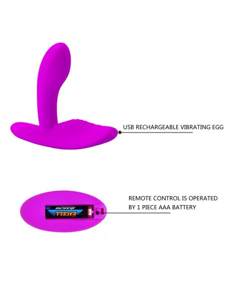 Stymulator i masażer prostaty PRETTY LOVE Magic Fingers USB 12 Funkcji z pilotem - Wibratory Punktu G - 6