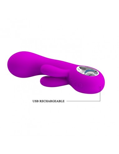 Wibrator królik - Valentine USB 7 Funkcji - Wibratory Króliczki - 8