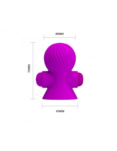 Pompka do sutkow PRETTY LOVE - Nipple Sucker 12 funkcji - Pompki do sutków i pochwy - 6