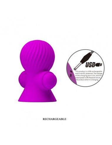 Pompka do sutkow PRETTY LOVE - Nipple Sucker 12 funkcji - Pompki do sutków i pochwy - 8