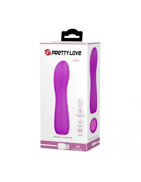 Stymulator Pretty Love - Adam Usb 12 Function - Stymulatory łechtaczki - 1