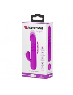 Wibrator królik - LEOPOLD 4 Funkcji - Wibratory Króliczki - 1 2