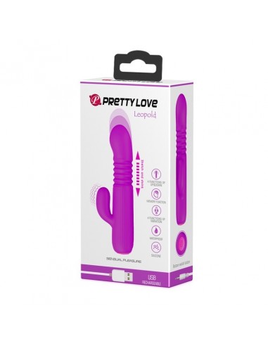 Wibrator królik - LEOPOLD 4 Funkcji - Wibratory Króliczki - 11