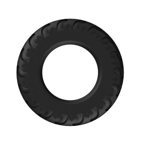 Pierścień na penisa Titan Ring - silikonowy, rozciągliwy, 5,0 cm średnicy - 3