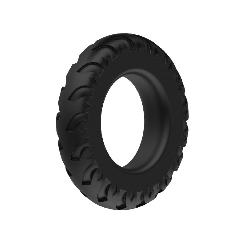 Pierścień na penisa Titan Ring - silikonowy, rozciągliwy, 5,0 cm średnicy - 1