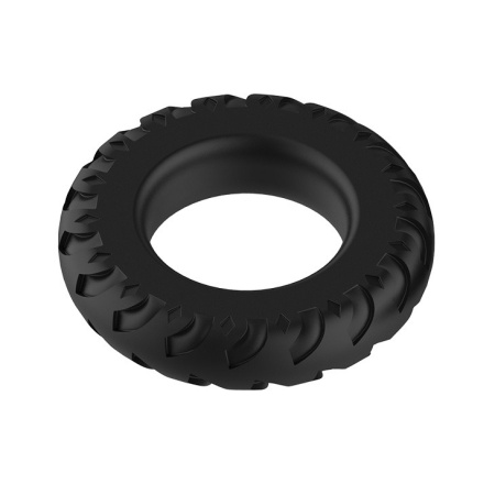 Pierścień na penisa Titan Ring - silikonowy, rozciągliwy, 5,0 cm średnicy - 4
