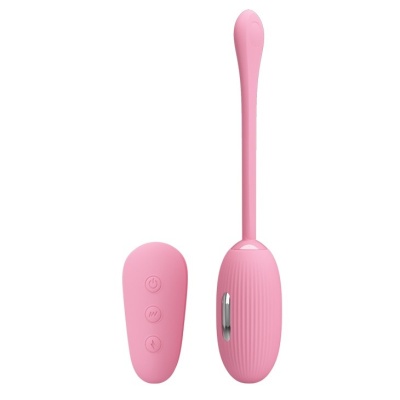 Wibrator Shock Fun Egg – silikonowy, kompaktowy, 7 wibracji i 3 impulsy (8 cm) - 1