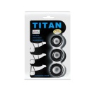 Zestaw pierścieni na penisa Titan Three Rings - 3 rozmiary: 36, 39 i 42 mm - 2