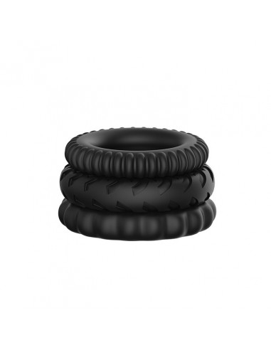 Zestaw pierścieni erekcyjnych Baile - Titan Three Rings - Pierścienie erekcyjne niewibrujące - 3