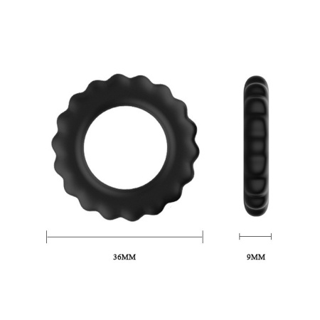 Zestaw pierścieni na penisa Titan Three Rings - 3 rozmiary: 36, 39 i 42 mm - 5