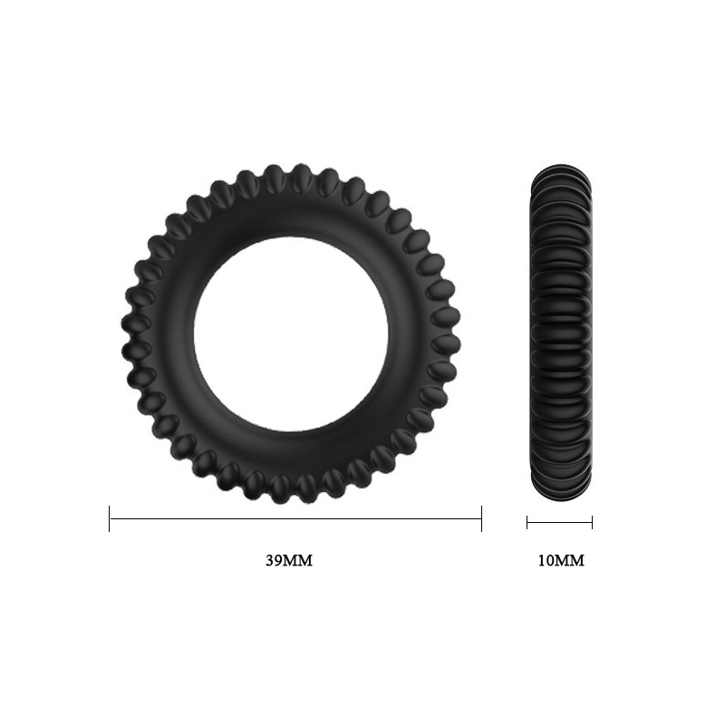 Zestaw pierścieni na penisa Titan Three Rings - 3 rozmiary: 36, 39 i 42 mm - 6
