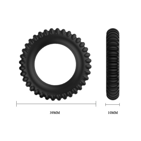 Zestaw pierścieni na penisa Titan Three Rings - 3 rozmiary: 36, 39 i 42 mm - 6
