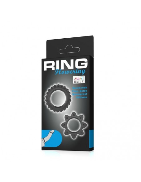 Zestaw pierścieni erekcyjnych Ring Flowering Silicone - Pierścienie erekcyjne niewibrujące - 2
