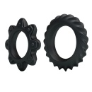Flowering Silicone - zestaw elastycznych silikonowych pierścieni na penisa (śr. wewn. 4,5-4,8 cm) - 1