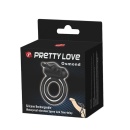 Wibrujący pierścień na penisa Osmond z podwójną pętlą i stymulatorem łechtaczki - 5,0 cm - 2