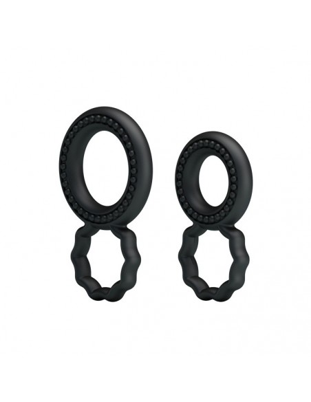 Zestaw pierścieni erekcyjnych Baile Cock Rings - Pierścienie erekcyjne niewibrujące - 1