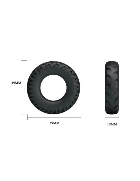 Zestaw pierścieni erekcyjnych Baile- Three Cock Rings Sets - Pierścienie erekcyjne niewibrujące - 6