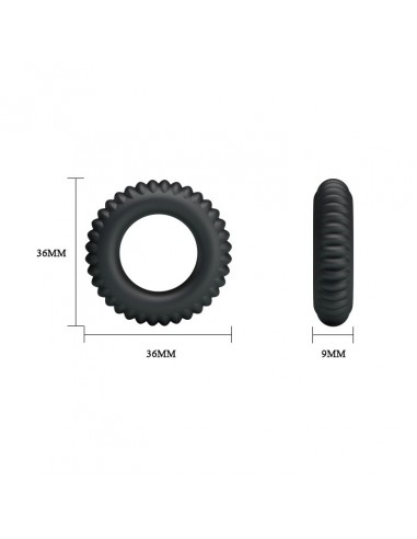 Zestaw pierścieni erekcyjnych Baile- Three Cock Rings Sets - Pierścienie erekcyjne niewibrujące - 7