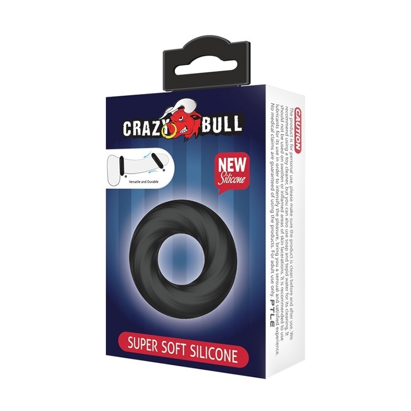 Pierścień na penisa Super Soft Silicone - rozciągliwy do 5 cm - 2