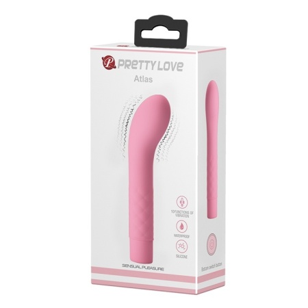 Wibrator Atlas do punktu G - silikonowy, 14 cm, 10 trybów wibracji - 2