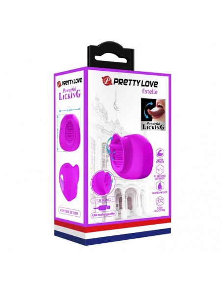 Stymulator Pretty Love - Estelle Usb 12 Functions Purple - Stymulatory łechtaczki - 2
