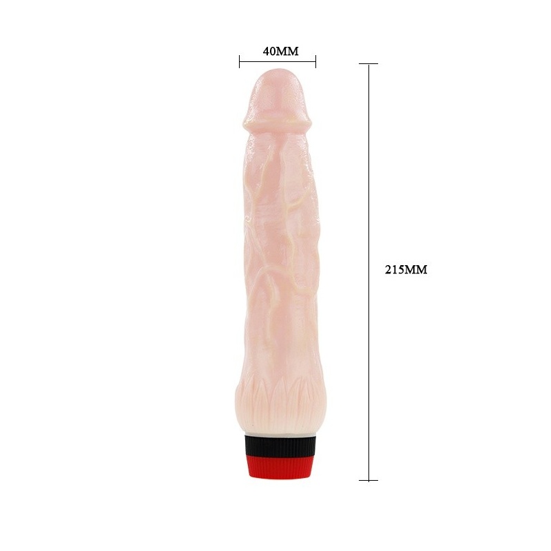 Dildo wibrator Rockin Dong - elastyczny trzon i silnik przy końcówce - 7