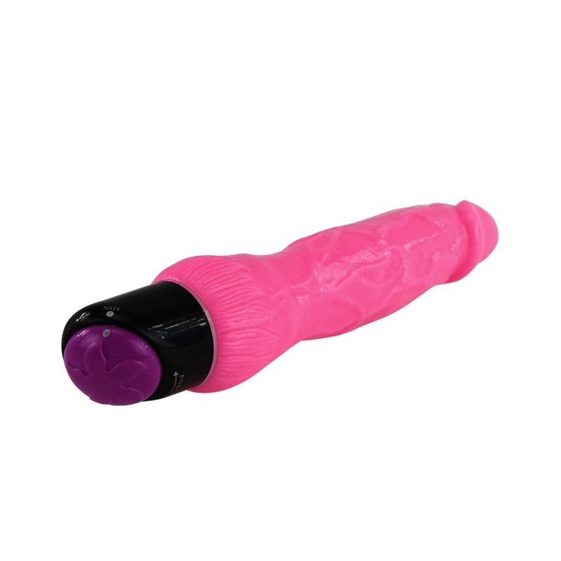 Wibrator BW-006081R z realistyczną falistą fakturą, 24 cm - 3