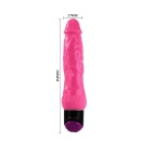 Wibrator BW-006081R z realistyczną falistą fakturą, 24 cm - 5