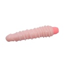 Flexi Vibe Sensual Spin - elastyczne dildo wibrujące z realistyczną strukturą TPR - 4