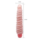 Flexi Vibe Sensual Spin - elastyczne dildo wibrujące z realistyczną strukturą TPR - 7