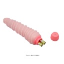 Flexi Vibe Sensual Spin - elastyczne dildo wibrujące z realistyczną strukturą TPR - 9