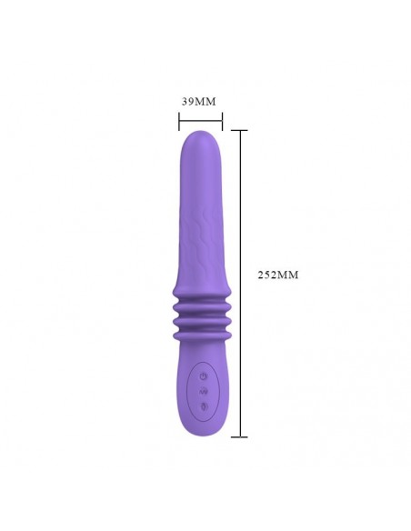 Wibrator Susie Usb 12 Function, 4 Up-Down Purple - Wibratory Klasyczne - 8