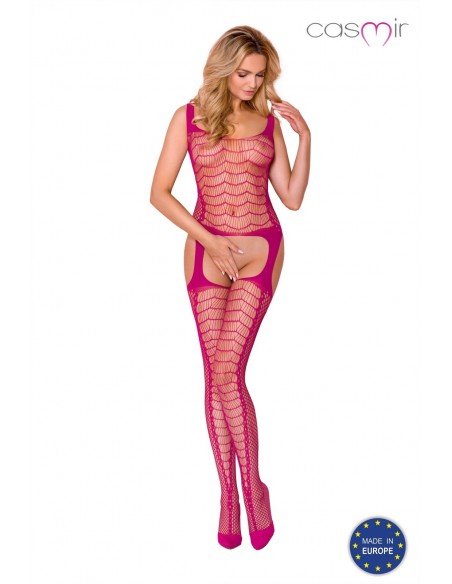 Uwodzicielski Bodystocking OneSize CA007 Fuksja - Bodystocking - 1