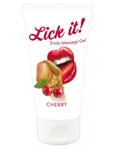 Olejek Do Masażu Lick It! Cherry 50 ml - Olejki i żele do masażu - 1