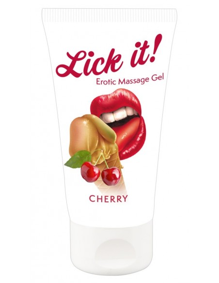 Olejek Do Masażu Lick It! Cherry 50 ml - Olejki i żele do masażu - 1