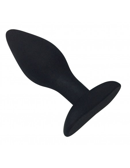 Korek analny Rocket Plug Silicone Medium Black - Korki analne silikonowe - 3