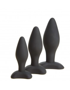 Zestaw korków analnych Rocket Plug 3 Pack Silicone - Korki analne silikonowe - 1 2