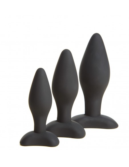 Zestaw korków analnych Rocket Plug 3 Pack Silicone - Korki analne silikonowe - 2
