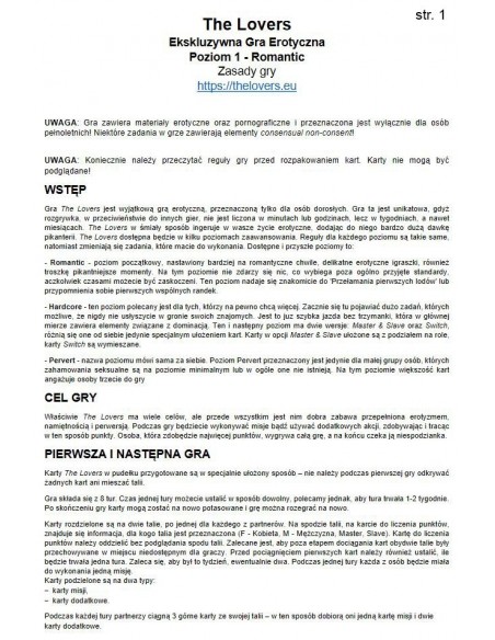 The Lovers - Ekskluzywna Gra Erotyczna (Level 1 - Romantic) - Gry erotyczne - 7