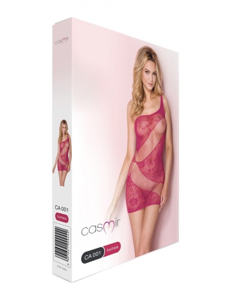 Gorący Bodystocking Ca001 Fuchsia - Bodystocking - 5