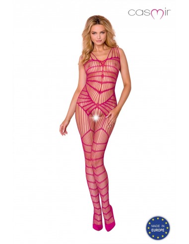 Otwarty Bodystocking OneSize CA004 Fuksja - Bodystocking - 1