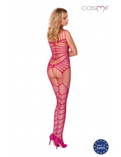 Otwarty Bodystocking OneSize CA004 Fuksja - Bodystocking - 1 2